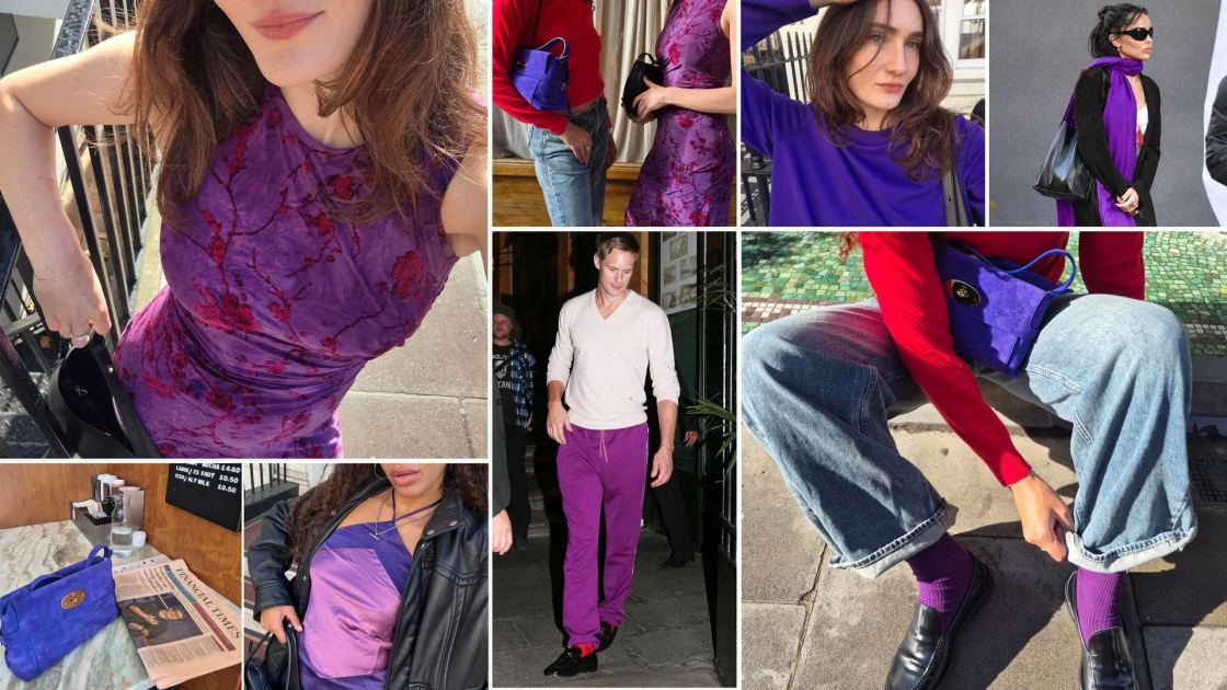 We Try Before You Buy: How Fashion Insiders Are Wearing Purple Now 