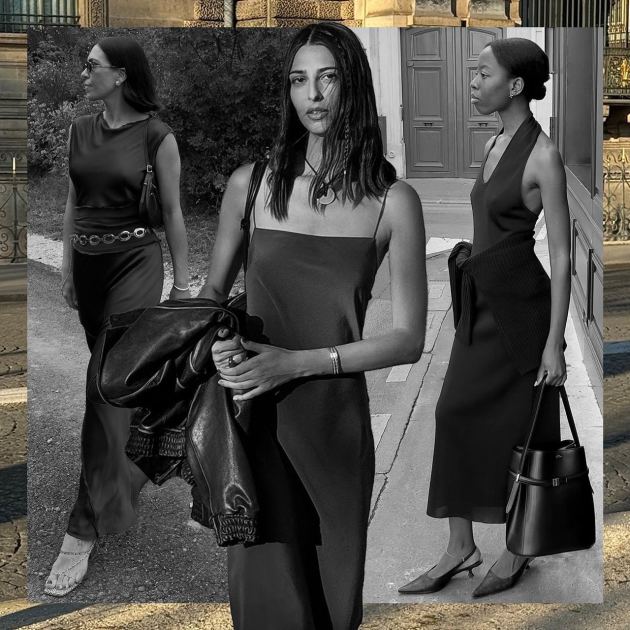  Not Black, Not White: This Is the Dress Color Fashion People Are Wearing From Stockholm to Paris 