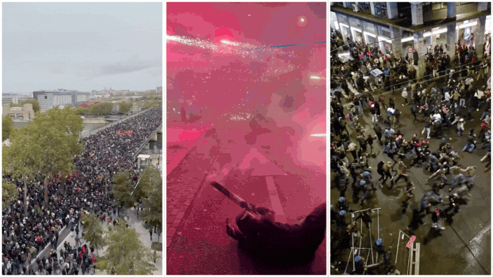 Protests engulf Europe: People take to streets in France, Albania, Italy, Spain, Portugal