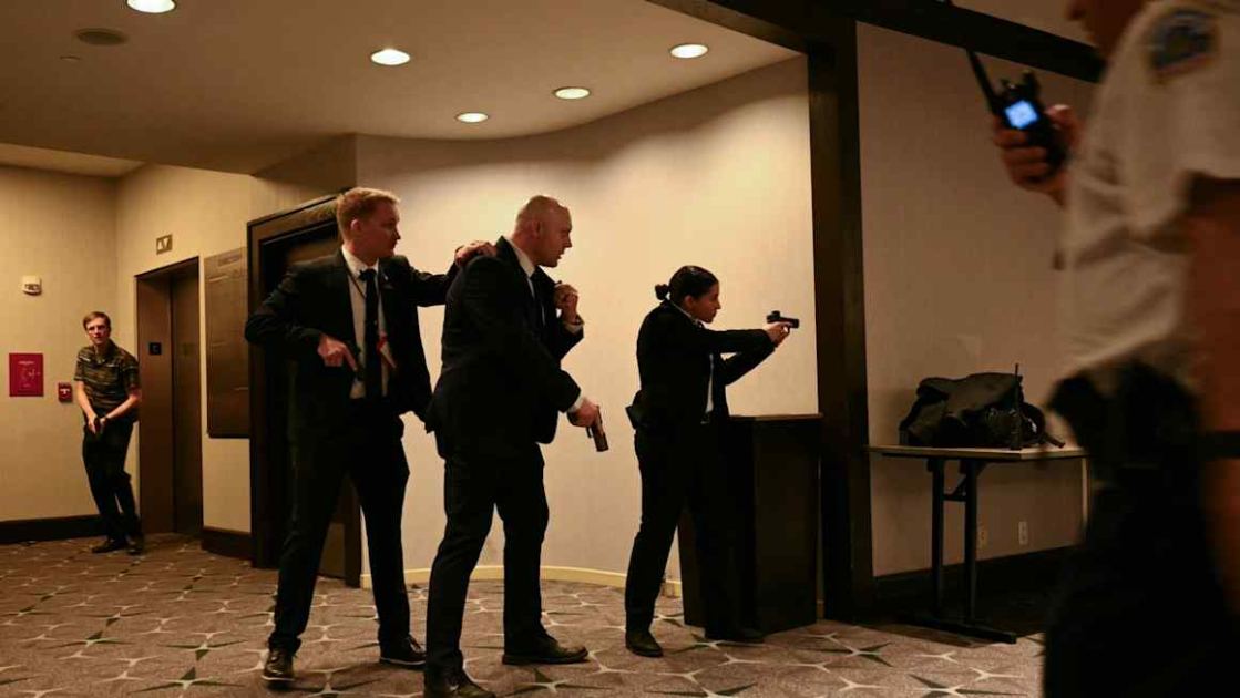 Trump rushed offstage at White House correspondents’ dinner after shots fired